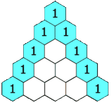 Gambar ilustrasi segitiga pascal