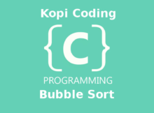 Program Algoritma Bubble Sort Bahasa C